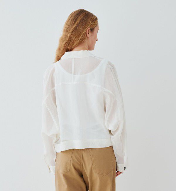 GALERIE VIE「コットンボイルワッシャー 2タックジャケット」|ブルゾン・スタジャン|