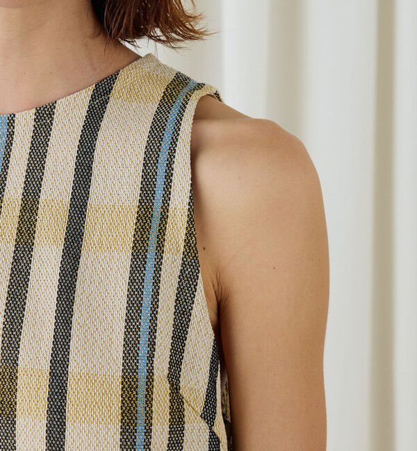 DES PRES「ウーブンライクニット ノースリーブワンピース」|ワンピース|