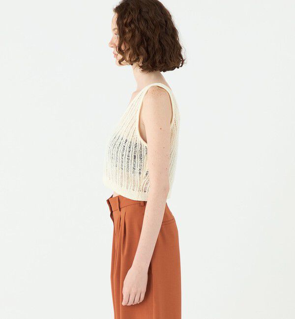 Ballsey「チュールテープ ショートプルオーバー」|ニット・セーター|