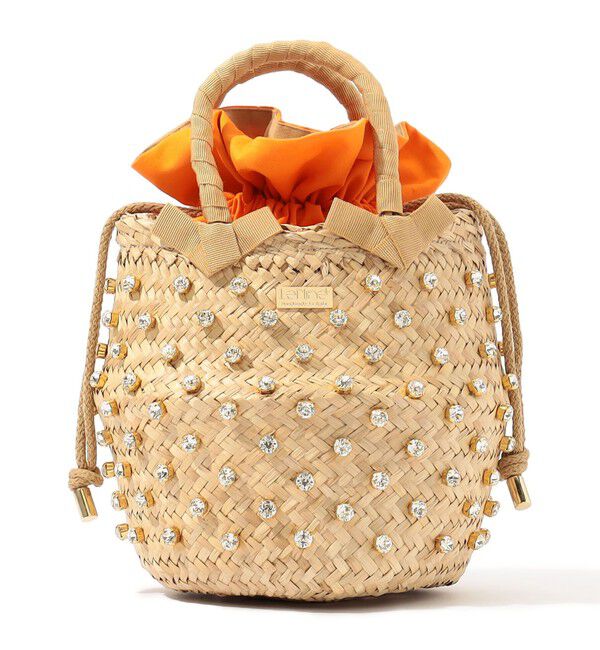 TOMORROWLAND GOODS「Le Nine NINA CRY SMALL バッグ」|かごバッグ|28 オレンジ系