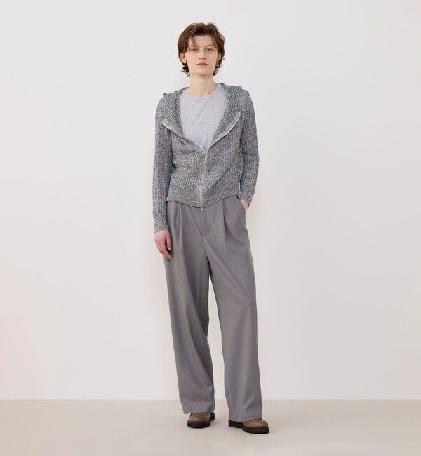 GALERIE VIE「コットンリネンムリネ フーデッドカーディガン」|カーディガン|