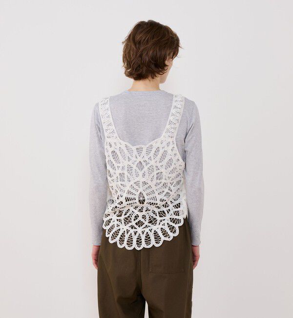 GALERIE VIE「バテンレース ベスト」|ベスト・ジレ|