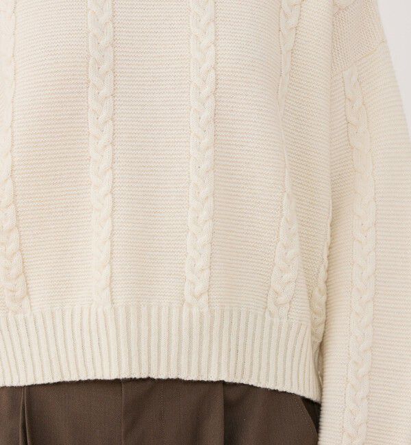 GALERIE VIE「ウールヘンプ クルーネックプルオーバー」|ニット・セーター|