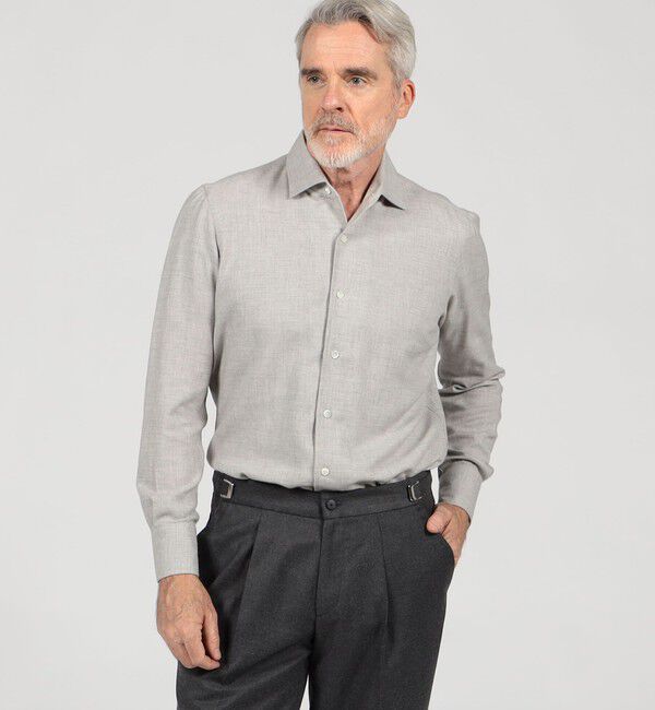 TOMORROWLAND BUYING WEAR「【別注】Maria Santangelo MARCELLO  コットンウール ワンピースカラーシャツ」|シャツ・ブラウス|