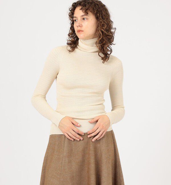 TOMORROWLAND BUYING WEAR「UNION LAUNCH WHOLEGARMENT タートルネック プルオーバー」|ニット・セーター|