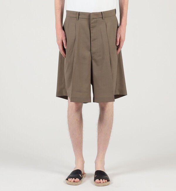 TOMORROWLAND BUYING WEAR「HAVERSACK ATTIRE ポリエステルウール タックショートパンツ」|その他|