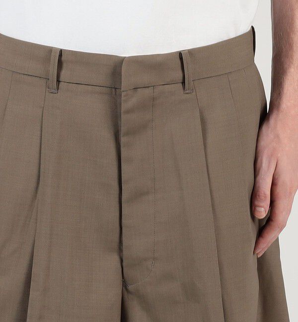 TOMORROWLAND BUYING WEAR「HAVERSACK ATTIRE ポリエステルウール タックショートパンツ」|その他|