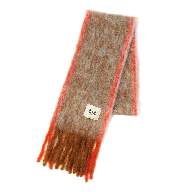 TOMORROWLAND GOODS「814 EZCARAY Twist Frame モヘヤストール」|マフラー|54 ブラウン系