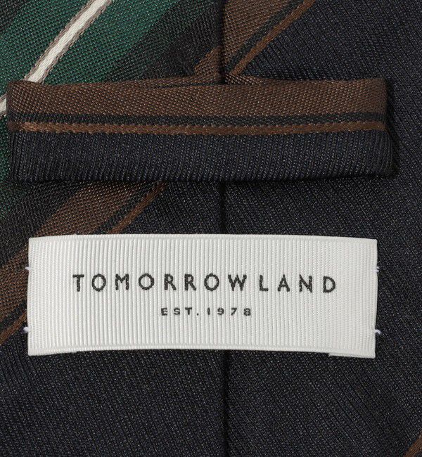 TOMORROWLAND GOODS「TOMORROWLAND シルクジャガード レジメンタルストライプネクタイ」|ネクタイ・蝶ネクタイ|