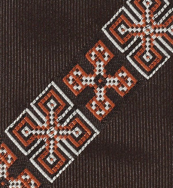 TOMORROWLAND GOODS「TOMORROWLAND シルク 小紋柄 ナローネクタイ」|ネクタイ・蝶ネクタイ|