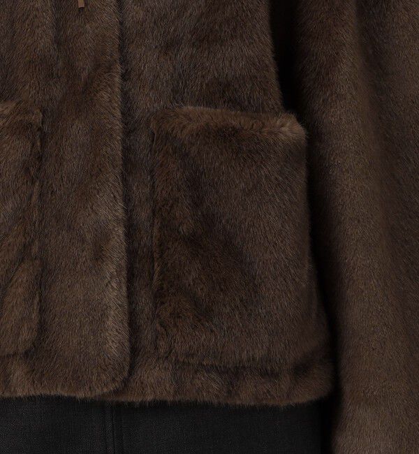 TOMORROWLAND GOODS「BY MALENE BIRGER JACQUIE フェイクファージャケット」|ブルゾン・スタジャン|