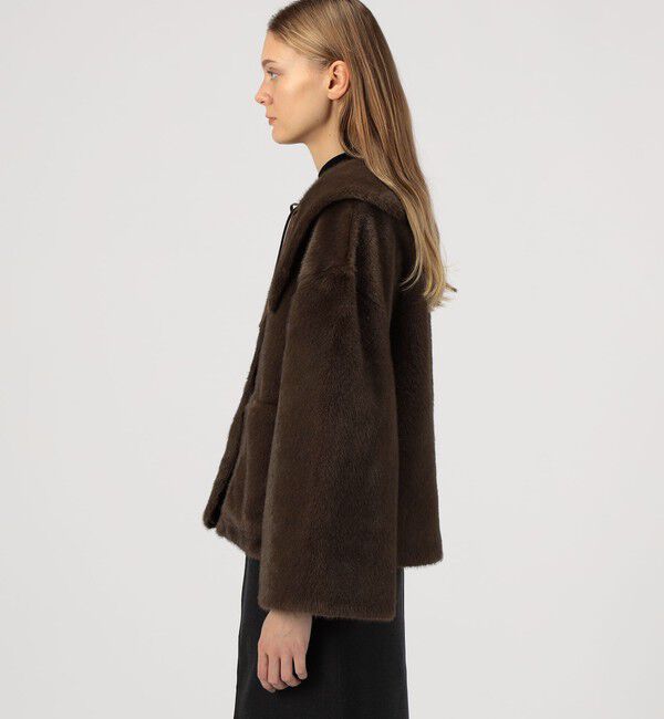 TOMORROWLAND GOODS「BY MALENE BIRGER JACQUIE フェイクファージャケット」|ブルゾン・スタジャン|