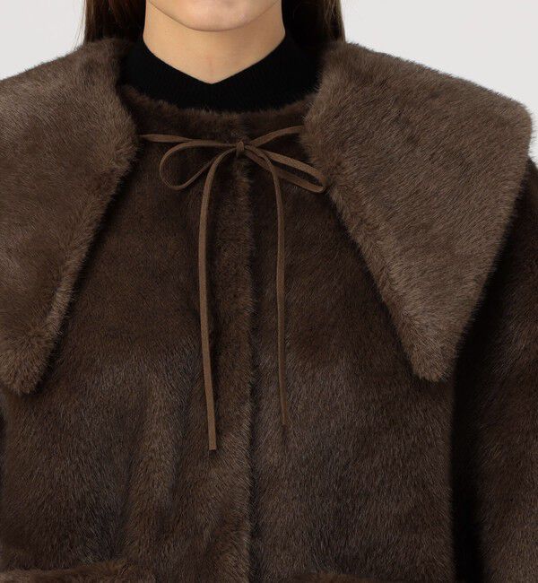 TOMORROWLAND GOODS「BY MALENE BIRGER JACQUIE フェイクファージャケット」|ブルゾン・スタジャン|