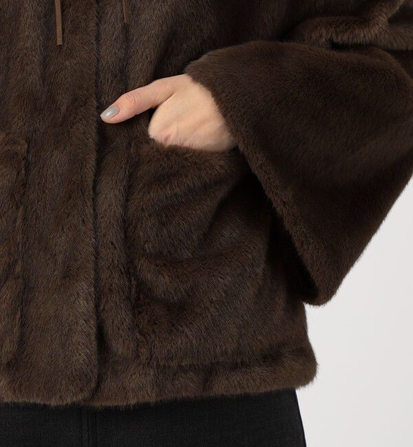 TOMORROWLAND GOODS「BY MALENE BIRGER JACQUIE フェイクファージャケット」|ブルゾン・スタジャン|