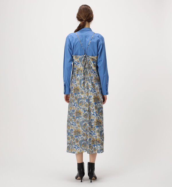 SOULEIADO「アセテートプリント キャミソールワンピース」|ワンピース|