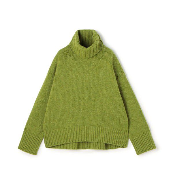 未使用 GALERIE VIE ファインウール プルオーバー タートル グリーン ファインウール タートルネックプルオーバー（GALERIE VIE）｜ルミネの