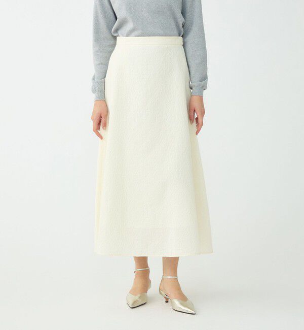 Ballsey「【WEB先行予約】アラベスクジャカード サーキュラースカート」|フレア|