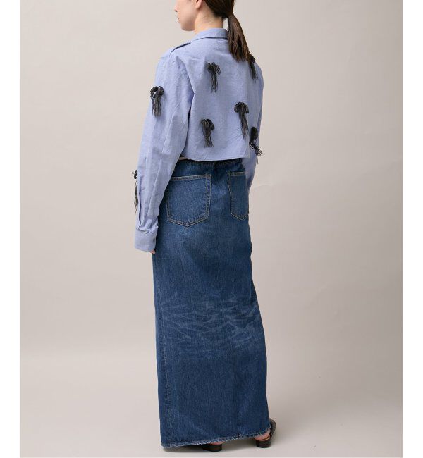  「ワイドイージーデニムスカート」|スカート|