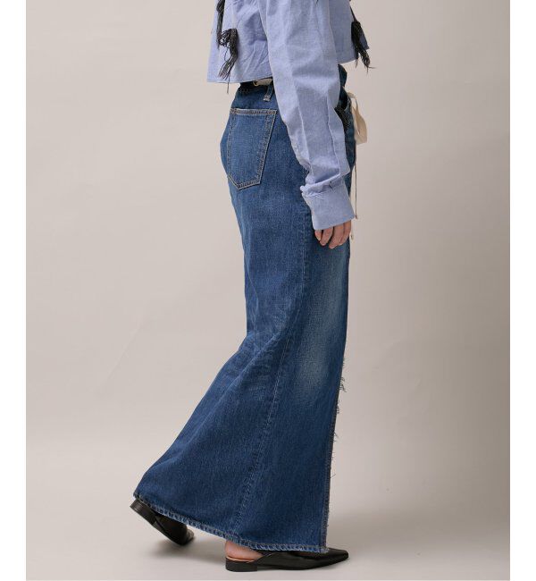  「ワイドイージーデニムスカート」|スカート|
