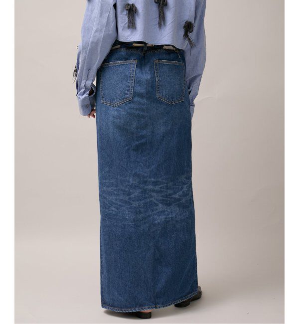  「ワイドイージーデニムスカート」|スカート|