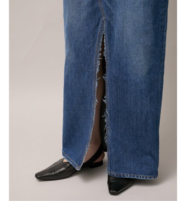  「ワイドイージーデニムスカート」|スカート|