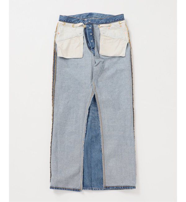  「ワイドイージーデニムスカート」|スカート|