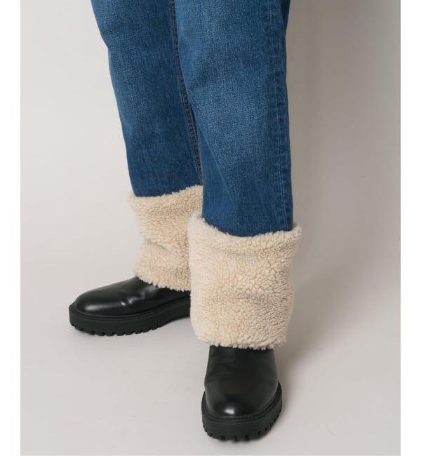  「ボアデニムパンツ」|デニム|