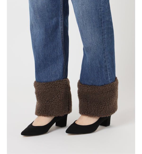  「ボアデニムパンツ」|デニム|