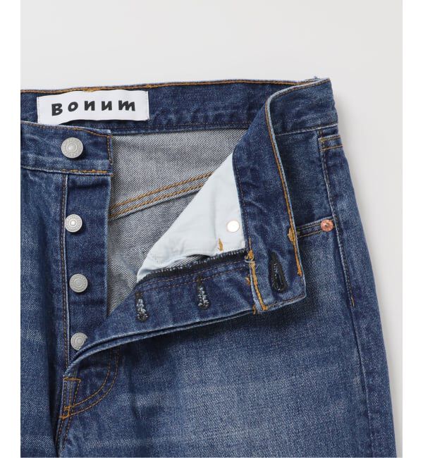  「ボアデニムパンツ」|デニム|