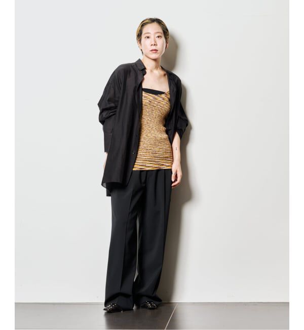  「BASERANGE FLUTE TANK PUFT-TC-AU25：タンクトップ」|Tシャツ・カットソー|