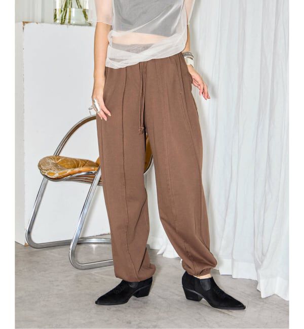  「OLD PARK BAGGY SWEAT PANTS OPSW-06：スウェットパンツ」|その他|ブラウン