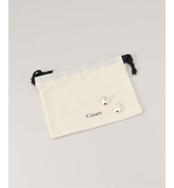  「Cesart MINI MOON HOOPS：ピアス」|ピアス|