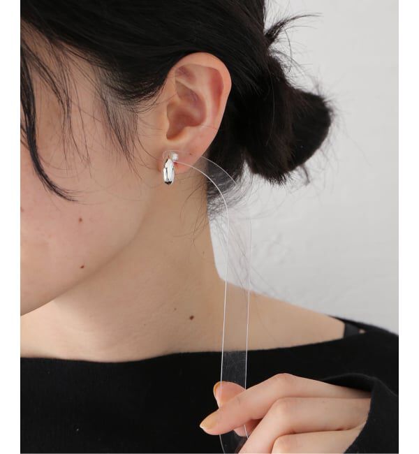  「Cesart MINI MOON HOOPS：ピアス」|ピアス|