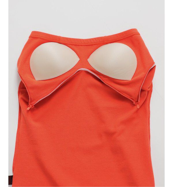 EMILYWEEK「【RESET】オーガニックコットン混 ブラキャミソール（オレンジレッド）」|インナー|