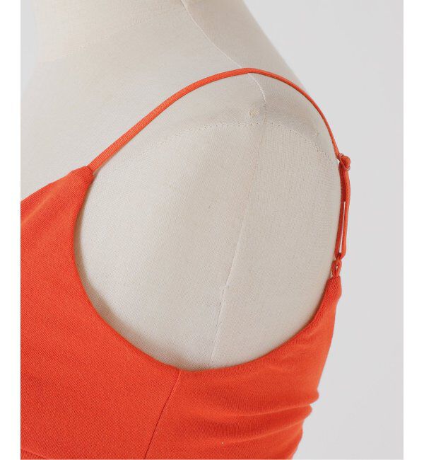 EMILYWEEK「【RESET】オーガニックコットン混 ブラキャミソール（オレンジレッド）」|インナー|