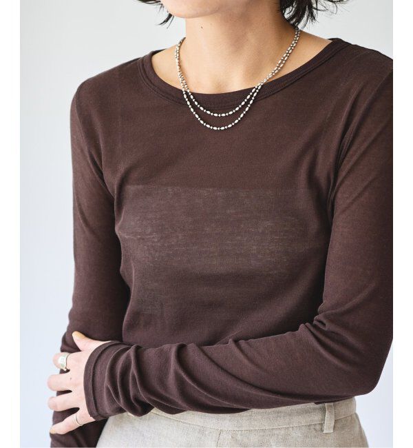 EMILYWEEK「コットンシアープルオーバー」|Tシャツ・カットソー|