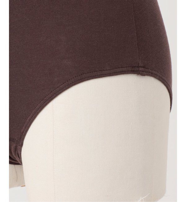 EMILYWEEK「【RESET】オーガニックコットン混 2WAYサニタリーショーツ（ブラウン、ミント）」|インナー|