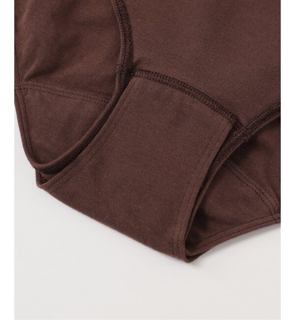 EMILYWEEK「【RESET】オーガニックコットン混 2WAYサニタリーショーツ（ブラウン、ミント）」|インナー|