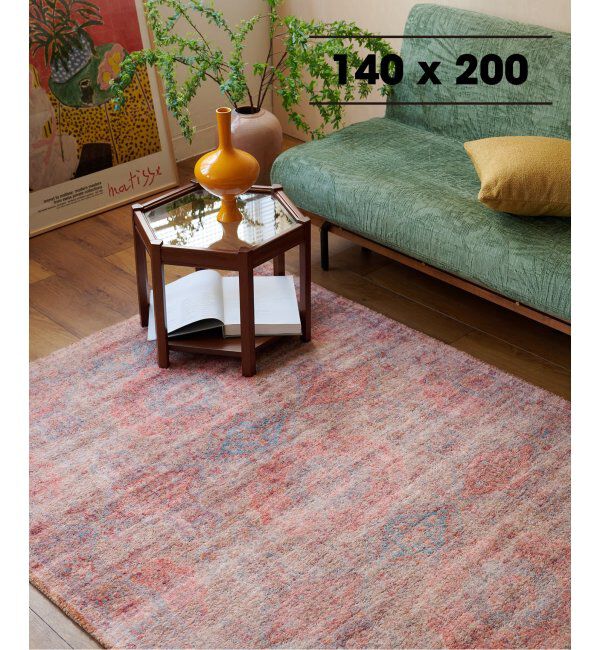 journal standard Furniture「ROSSMOYNE RUG 140X200　ロスモイン ラグ」|その他|ピンク