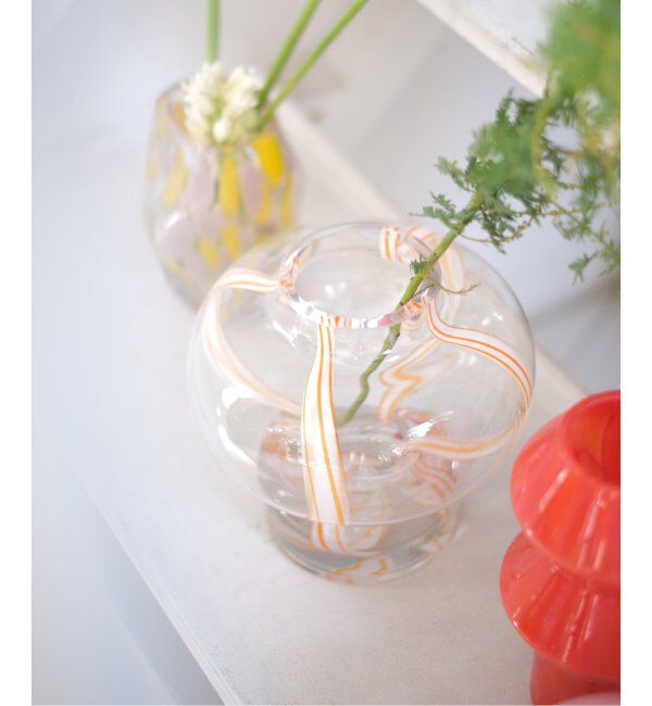 journal standard Furniture「GLASS VASE ROBBIA　フラワーベース 花器 花瓶」|その他|