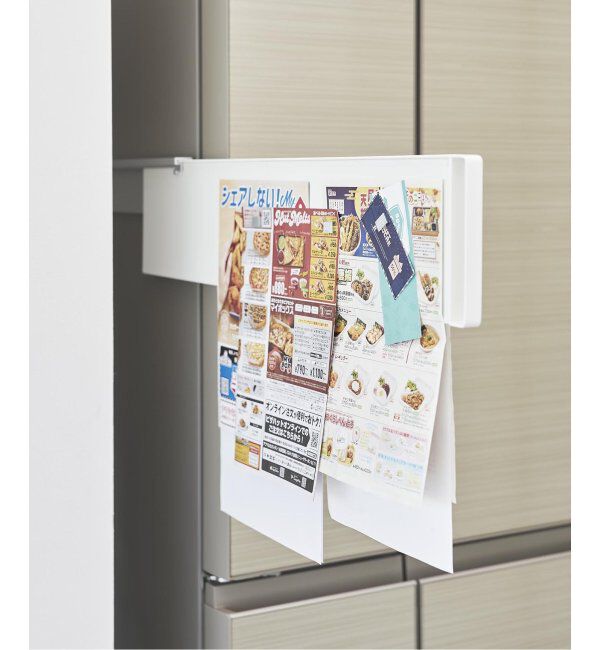 journal standard Furniture「《WEB限定》【tower/タワー】 マグネット冷蔵庫横隠せるスライドスチールパネル」|食器・キッチングッズ|