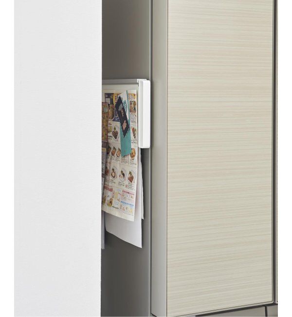 journal standard Furniture「《WEB限定》【tower/タワー】 マグネット冷蔵庫横隠せるスライドスチールパネル」|食器・キッチングッズ|