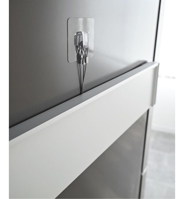 journal standard Furniture「《WEB限定》【tower/タワー】 マグネット冷蔵庫横隠せるスライドスチールパネル」|食器・キッチングッズ|