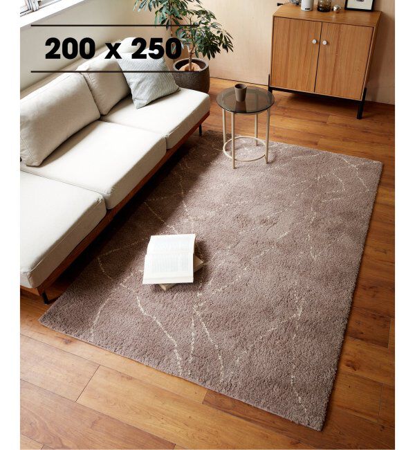 journal standard Furniture「JERADA RUG 200X250　ジェラダ ラグ」|その他|ブラウン