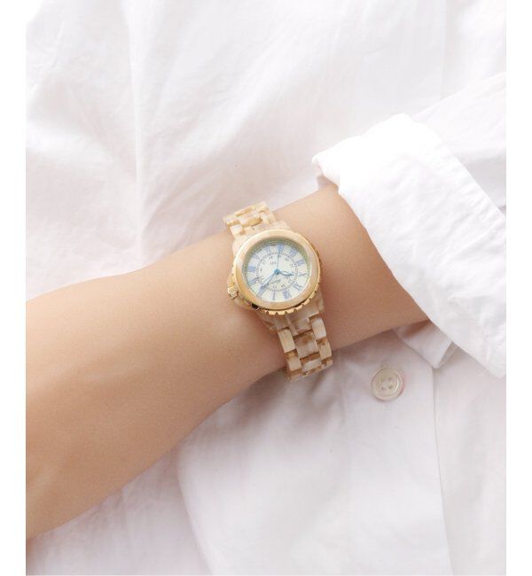 HIROB「【Sur Mesure / シュールメジュール】 Aneth Rie Tomosaka Beige【 ウォッチ 】」|腕時計|