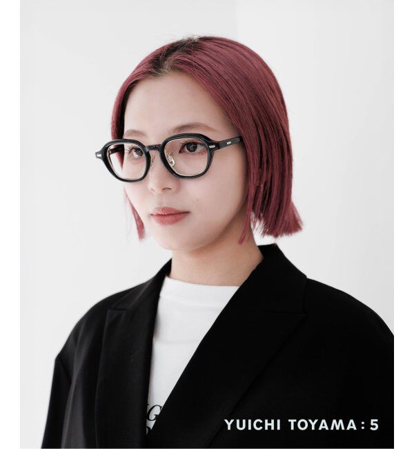EYETHINK「【YUICHI TOYAMA：5 / ユウイチトヤマ：5】別注 BEACON COL.7EX Optical」|メガネ|ネイビー
