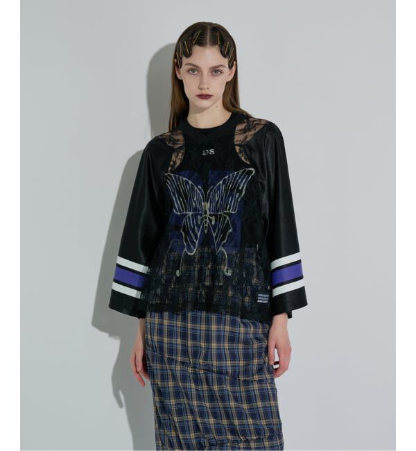 JOINT WORKS「ANNA SUI NYC バタフライプリントゲームシャツ」|Tシャツ・カットソー|