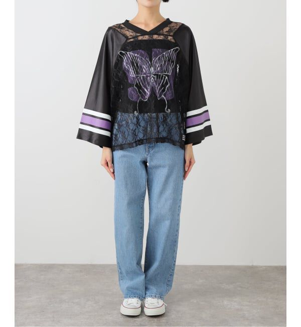 JOINT WORKS「ANNA SUI NYC バタフライプリントゲームシャツ」|Tシャツ・カットソー|