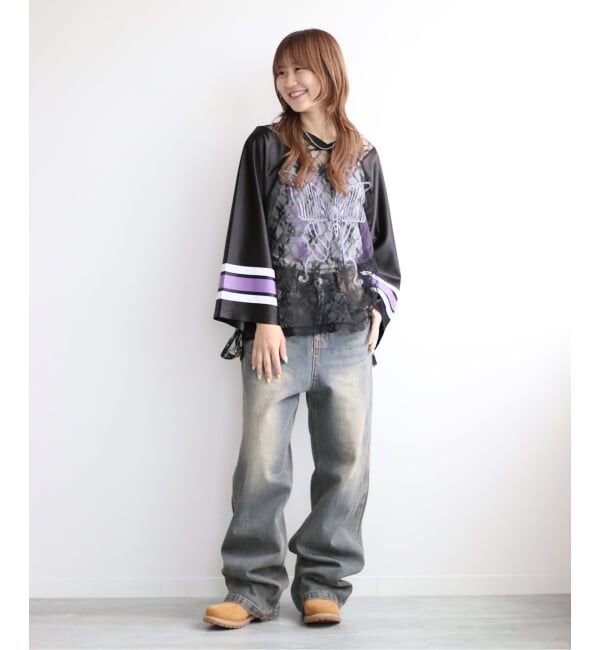 JOINT WORKS「ANNA SUI NYC バタフライプリントゲームシャツ」|Tシャツ・カットソー|