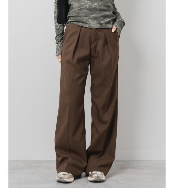 JOINT WORKS「Wrangler/ラングラー WRANCHER WIDE」|スラックス|ブラウン